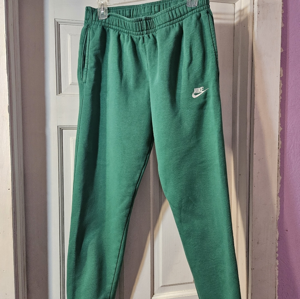 Nike Men Green Sweatpants Size M